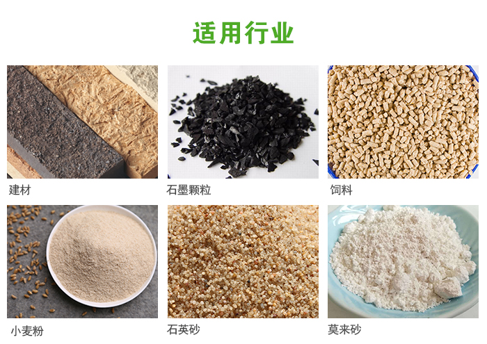 高頻振動篩主要用于化工，建材，石墨顆粒，飼料，小麥粉，石英砂，豆漿，果汁等各種物料的干法、濕法篩分、分級、脫水，過濾。